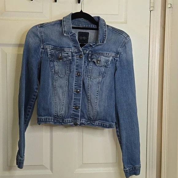 Blue Denim Jacket With Hello Kitty Ladybug - Picture 2 of 5